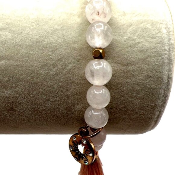 Set Of 4 Stone & Glass Bead Bracelets In Assorted Colors. B61 - Picture 6 of 16